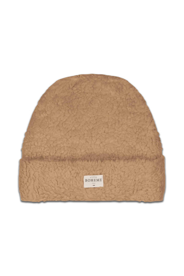 Golden Bear Bio-Baumwoll-Beanie-Schafmütze, Braun