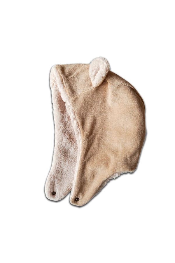 Bonnet Bébé en Coton Bio - Minabulle - Bonnet Enfant Karel Latte – Pépites