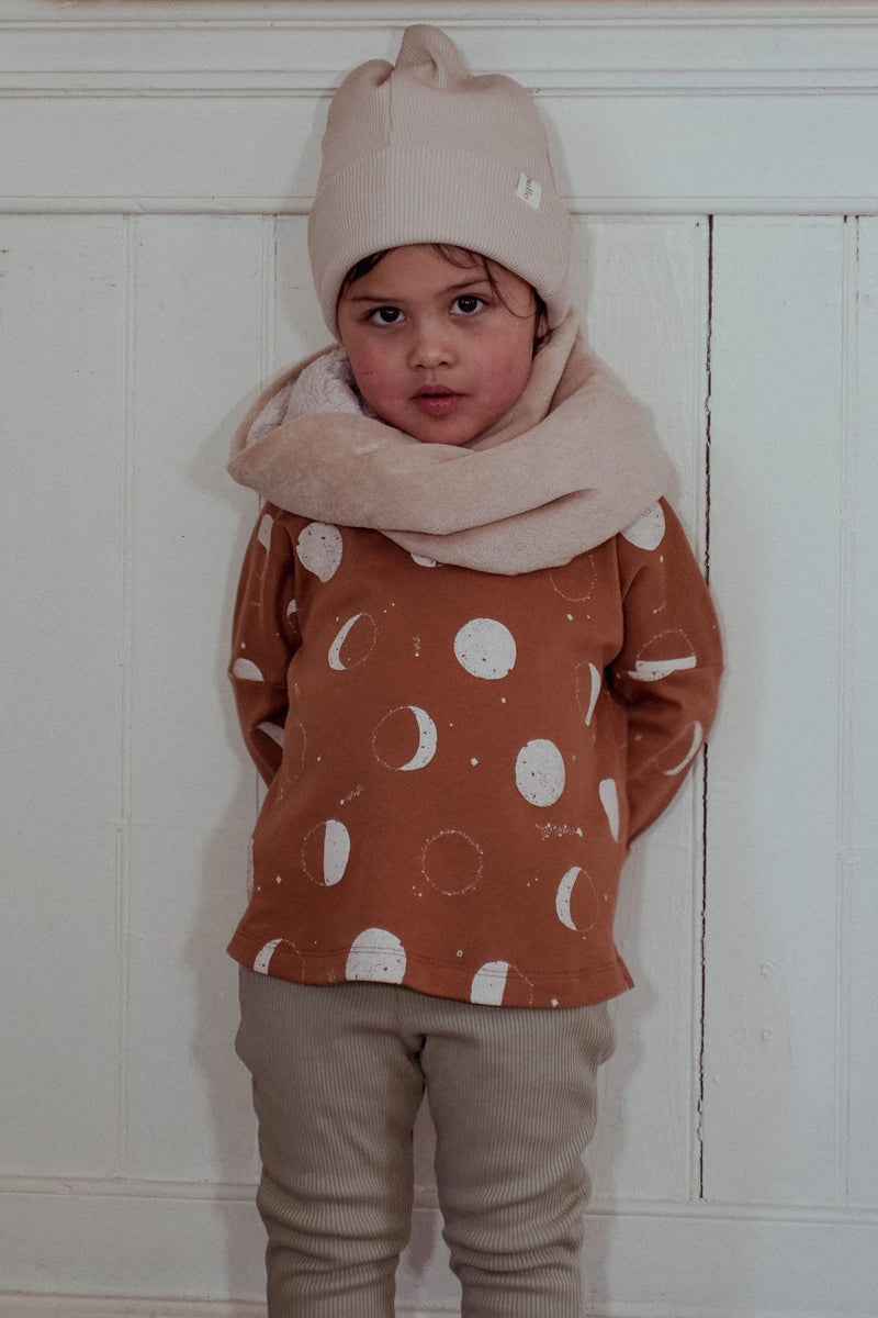 Bonnet Bébé en Coton Bio - Minabulle - Bonnet Enfant Karel Latte – Pépites