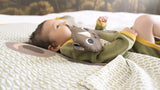 Doudou bébé pour idée cadeaux de naissance original - Coq en Pâte - Doudou en Coton Bio Rhinocéros Vert en coton bio - Photo 4