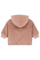 Manteau Frio Rose Maho Intérieur Raisins