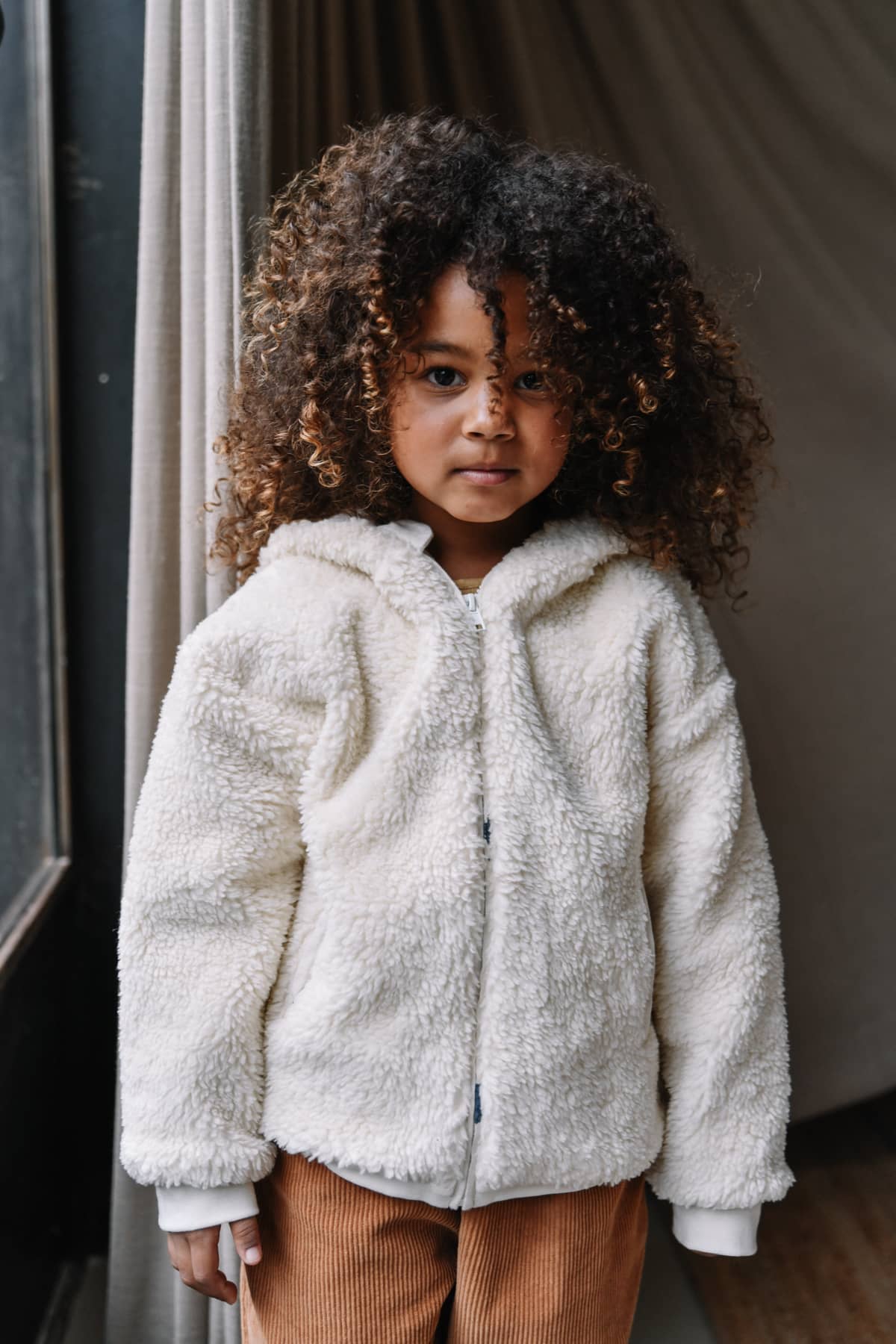 Manteau Nounours Ecru Interieur Raisins
