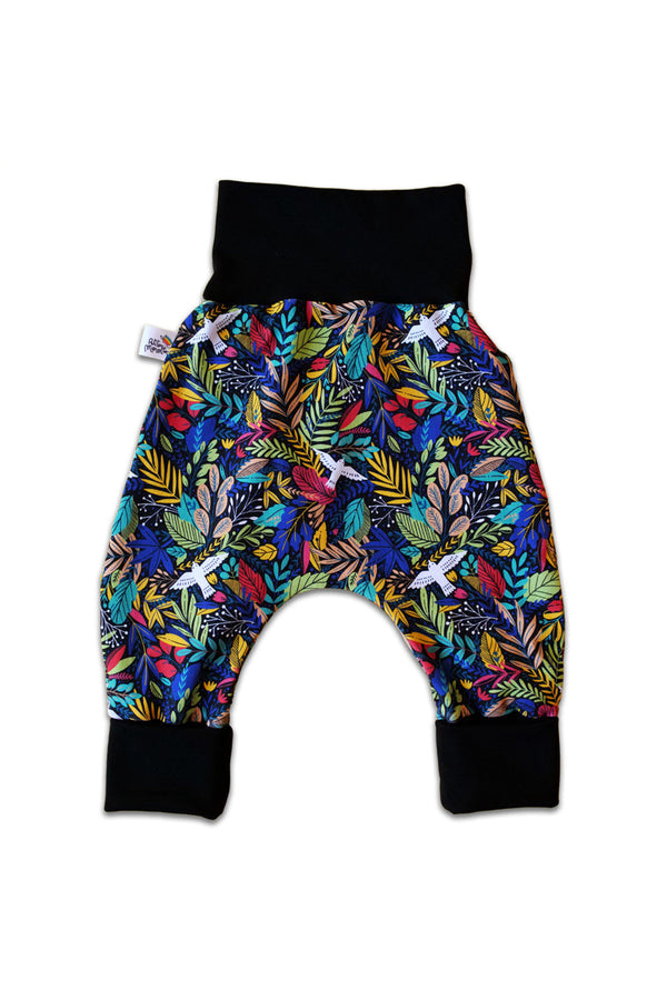 Pantalon Bébé en Coton Bio -  Petites Menottes  -  Pantalon Evolutif Freedom Multicolore- Photo 1