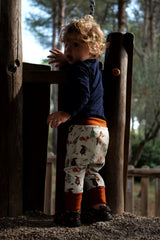 Pantalon Bébé en Coton Bio -  Petites Menottes  -  Pantalon Evolutif Magic Light Ecru - Photo 2