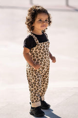 Salopette bébé pour idée cadeaux de naissance original - Yazah - Salopette Jaguar Marron en coton bio - Photo 4