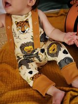 Salopette bébé pour idée cadeaux de naissance original - Petites Menottes - Salopette Evolutive Savannah en coton bio - Photo 3