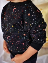 Sweat bébé pour idée cadeaux de naissance original - Petites Menottes - Sweat Evolutif Cosmos en coton bio - Photo 4
