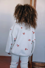 Sudadera Oso Polar Lunares Crudo