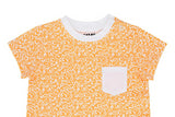 T-Shirt MC bébé pour idée cadeaux de naissance original - Yazah - T-Shirt PinkLake Orange en coton bio - Photo 3