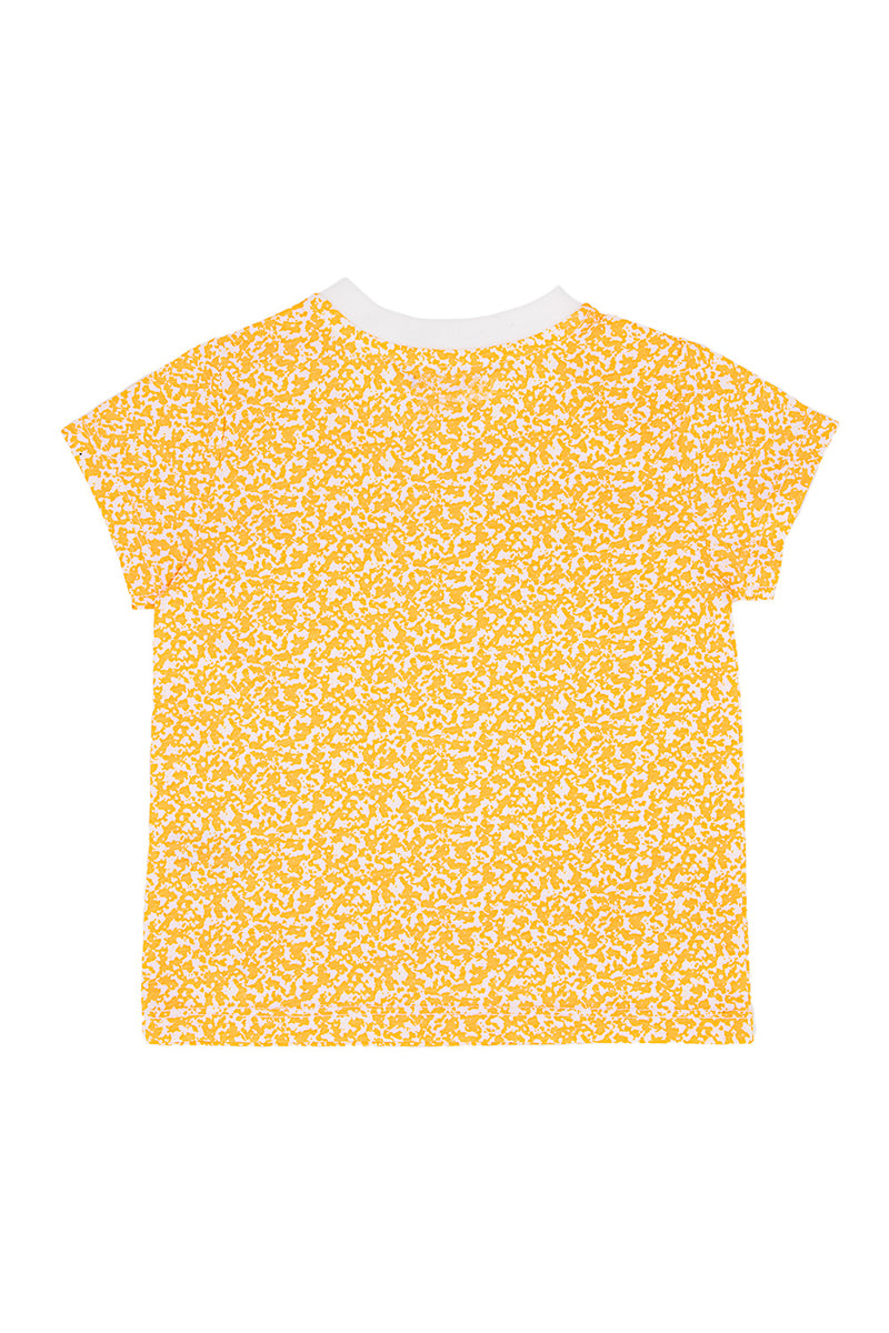 T-Shirt MC bébé pour idée cadeaux de naissance original - Yazah - T-Shirt PinkLake Orange en coton bio - Photo 2