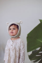 Bonnet bébé pour idée cadeaux de naissance original - Minabulle - Bonnet Lelio Vert-Beige en coton bio - Photo 3