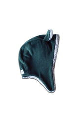Bonnet bébé pour cadeau de naissance original - Minabulle - Bonnet Lelio Vert Sapin en coton bio - Photo 1
