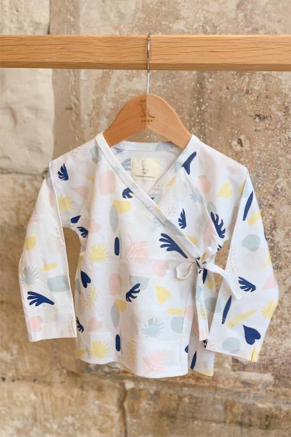 Brassière Bébé Naissance En Coton Bio Et Polyester Recyclé - Tricotée En France, écru - Taille 1 Mois, 3 Mois