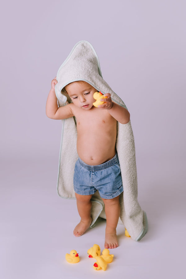 Cape de bain bébé 0-5 ans idée cadeau de naissance cocooning OEKO-TEX