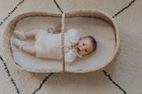 Chaussons bébé pour idée cadeaux de naissance original - Buho - Chaussons de Nouveau Né en Tricot Ecru en coton bio - Photo 4