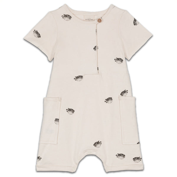 Combi-short Aimé Poisson Boule Ecru – Pépites