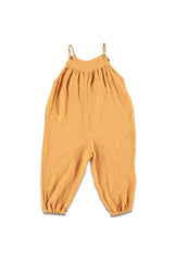 Combinaison bébé pour cadeau de naissance original - Risu Risu - Combinaison Marelle Orange en coton bio - Photo 1