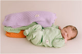 Couverture bébé pour idée cadeaux de naissance original - Micu Micu - Couverture Bébé Parme en coton bio - Photo 3