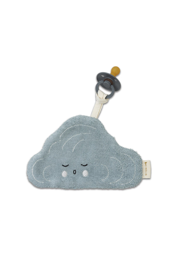 Doudou Attache Tétine Nuage Bleu