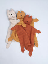 Doudou Bébé en Coton Bio -  Fabelab  -  Doudou Cuddle Ours Cannelle - Photo 2