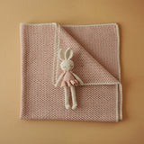 Doudou bébé pour idée cadeaux de naissance original - Patti Oslo - Doudou en Crochet Lapin Ballerine en coton bio - Photo 3