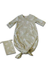 Gigoteuse bébé pour cadeau de naissance original - Minabulle - Gigoteuse Thais Vert Beige en coton bio - Photo 1