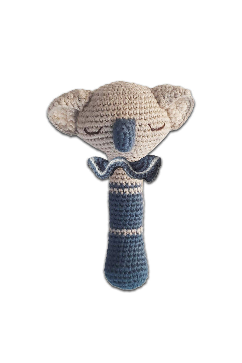Hochet Bébé en Coton Bio - Patti Oslo - Crochet Kenni le Koala – Pépites
