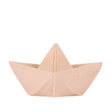 Jouet de Bain bébé pour idée cadeaux de naissance original - Oli & Carol - Jouet de Bain Bâteau Origami Beige en coton bio - Photo 4