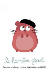 Pyjama bébé pour idée cadeaux de naissance original - La Queue Du Chat - Pyjama P'tit Hamster Rayures Rouges en coton bio - Photo 3