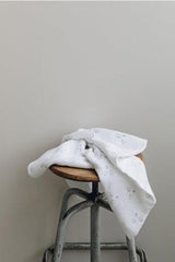 Lange bébé pour idée cadeaux de naissance original - Joey Paris - Lange Mousseline Imprimé Museau Blanc en coton bio - Photo 3
