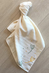 Lange bébé pour idée cadeaux de naissance original - Pitigaïa - Lange en Coton Bio Ecru en coton bio - Photo 3
