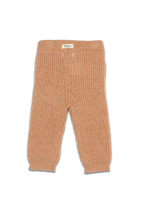 Legging bébé pour idée cadeaux de naissance original - Buho - Legging en Tricot Latte en coton bio - Photo 2