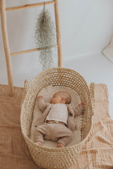 Legging bébé pour idée cadeaux de naissance original - Buho - Legging avec Pieds en Coton Bio Sesame Beige en coton bio - Photo 4