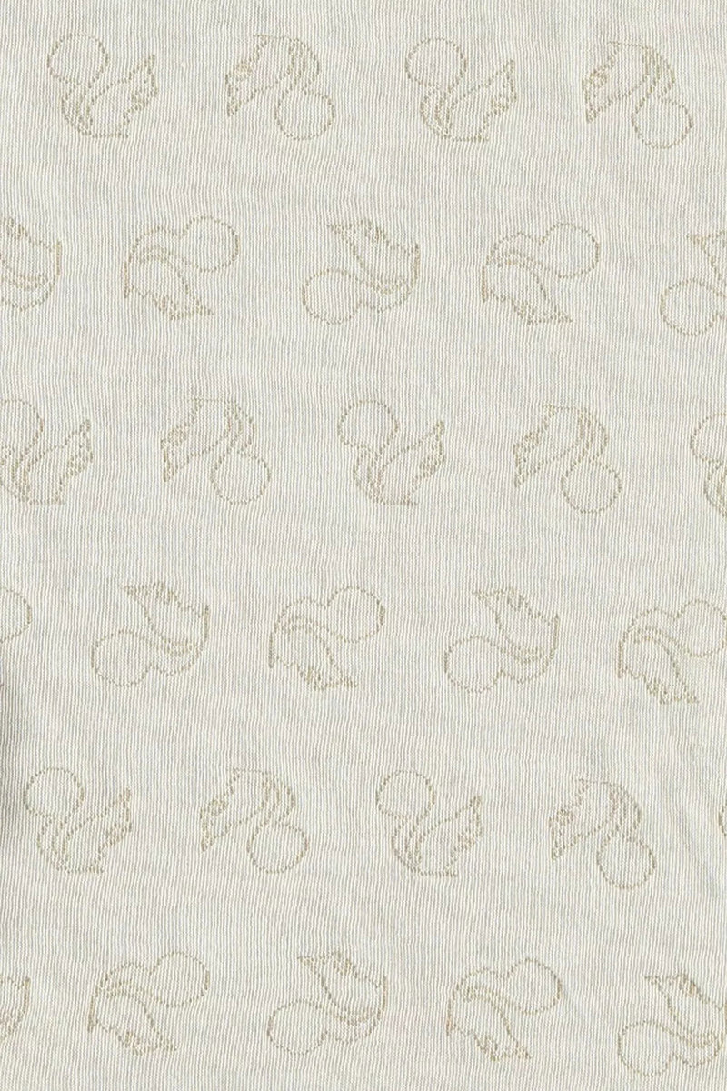 Legging bébé pour idée cadeaux de naissance original - Risu Risu - Legging Pistil Allover Beige en coton bio - Photo 3