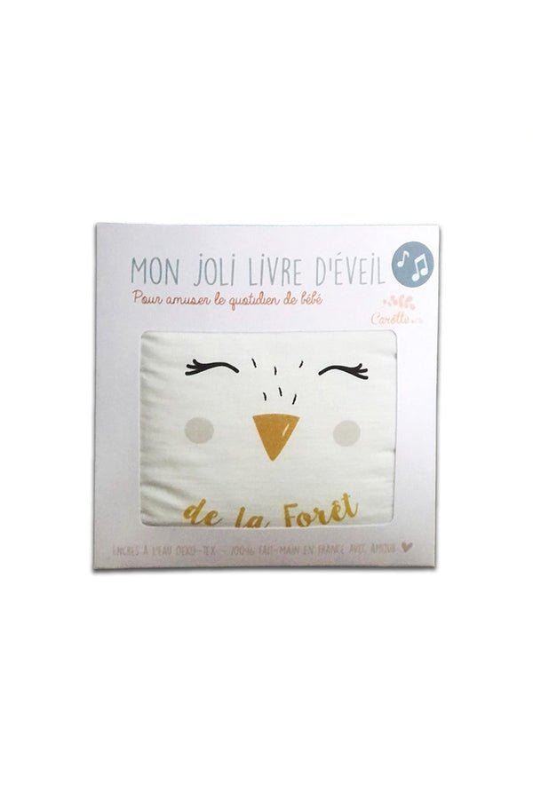 Coussin Musical Bébé en Coton Bio - Carotte et Cie - Panthère Hey Jude –  Pépites