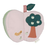 Jeu d'éveil bébé pour idée cadeaux de naissance original - Fabelab - Livre d'éveil en Tissu Bio Pomme Verte en coton bio - Photo 3