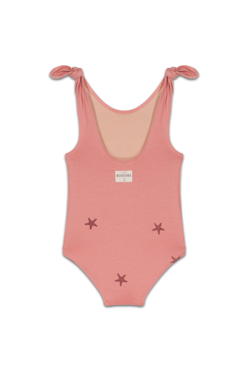 Maillot de Bain Une Pièce Roberta Etoile de Mer Rose