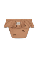 Culotte de Maillot de Bain Mimi Poisson Boule Brun