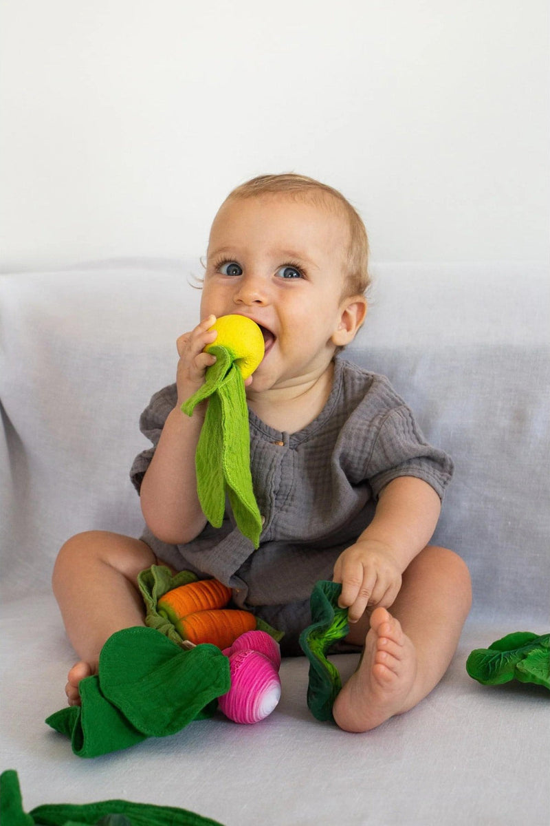 Mini Doudou & Jouet de Dentition John Lemon