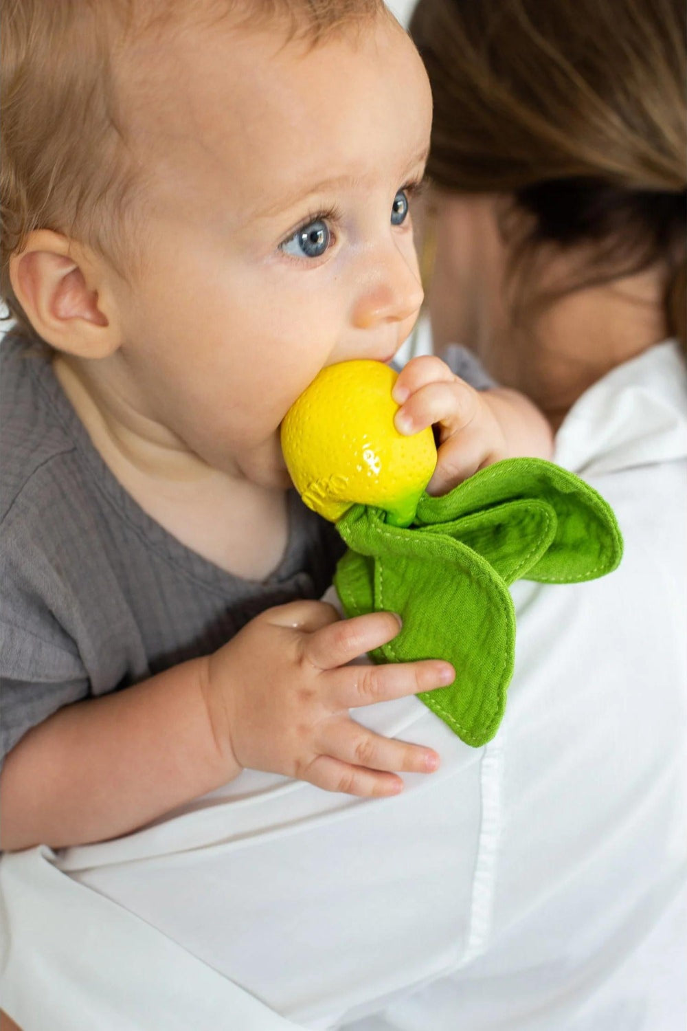Oli & Carol John Lemon Mini Doudou - Caoutchouc Naturel Hévéa