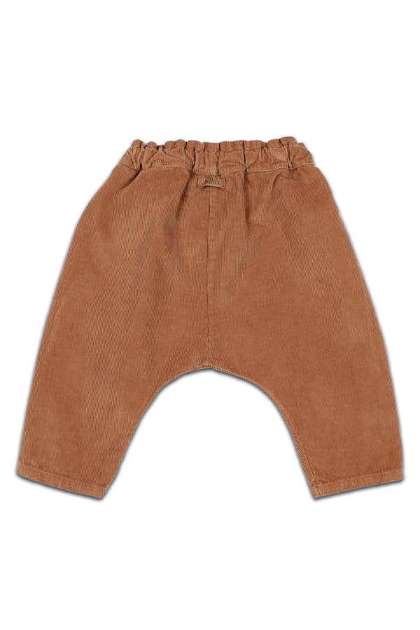 Pantalon bébé pour idée cadeaux de naissance original - Buho - Pantalon Romance Corduroy Brun en coton bio - Photo 2