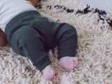 Pantalon bébé pour idée cadeaux de naissance original - Minabulle - Pantalon Alba Vert Sapin en coton bio - Photo 3