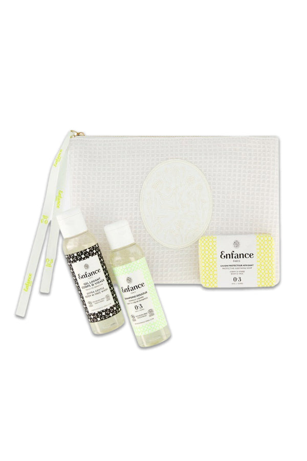 Cosmétique Bébé en Coton Bio -  Enfance Paris  -  Pochette Découverte Absolue 0-3 ans - Photo 2