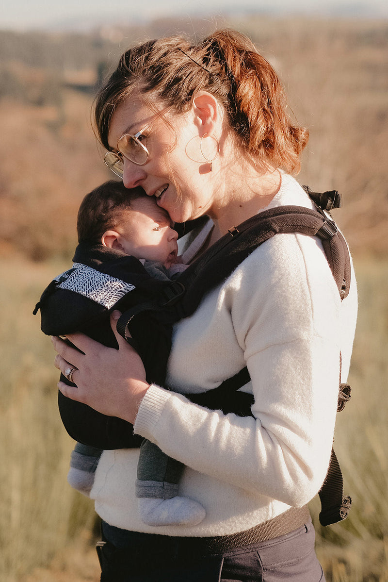 Porte-Bébé en Coton Bio Néobulle Néo Préformé (0-2 ans) Ebène