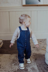 Salopette Bébé en Coton Bio -  Minabulle  -  Salopette Bébé en Coton Bio Armel Jeans - Photo 3