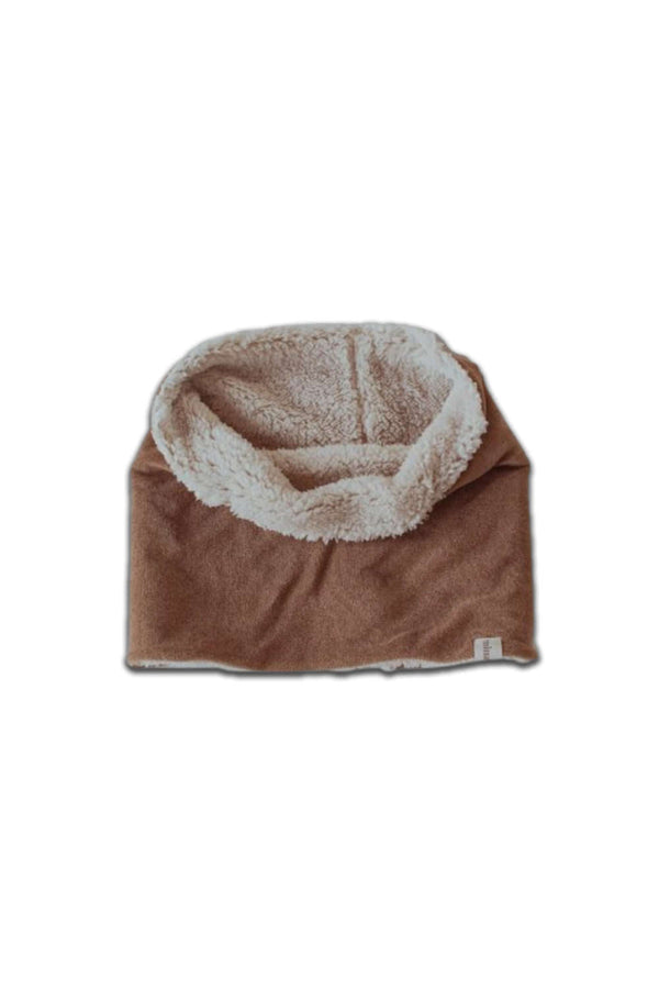 Snood en Coton Bio Tao Tanin Brun Clair