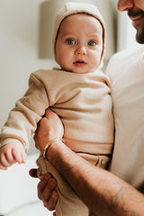 Sweat bébé pour idée cadeaux de naissance original - Paulin - Sweat Baudry Noisette en coton bio - Photo 5