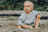 Sweat bébé pour idée cadeaux de naissance original - Upé - Sweat Lulu Gris en coton bio - Photo 4