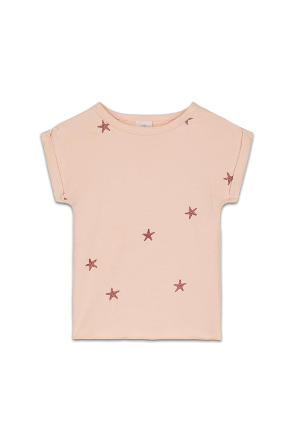 Camiseta Bama Starfish de algodón orgánico Rosa