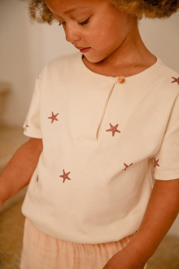 Camiseta Orso Starfish Jersey Crudo